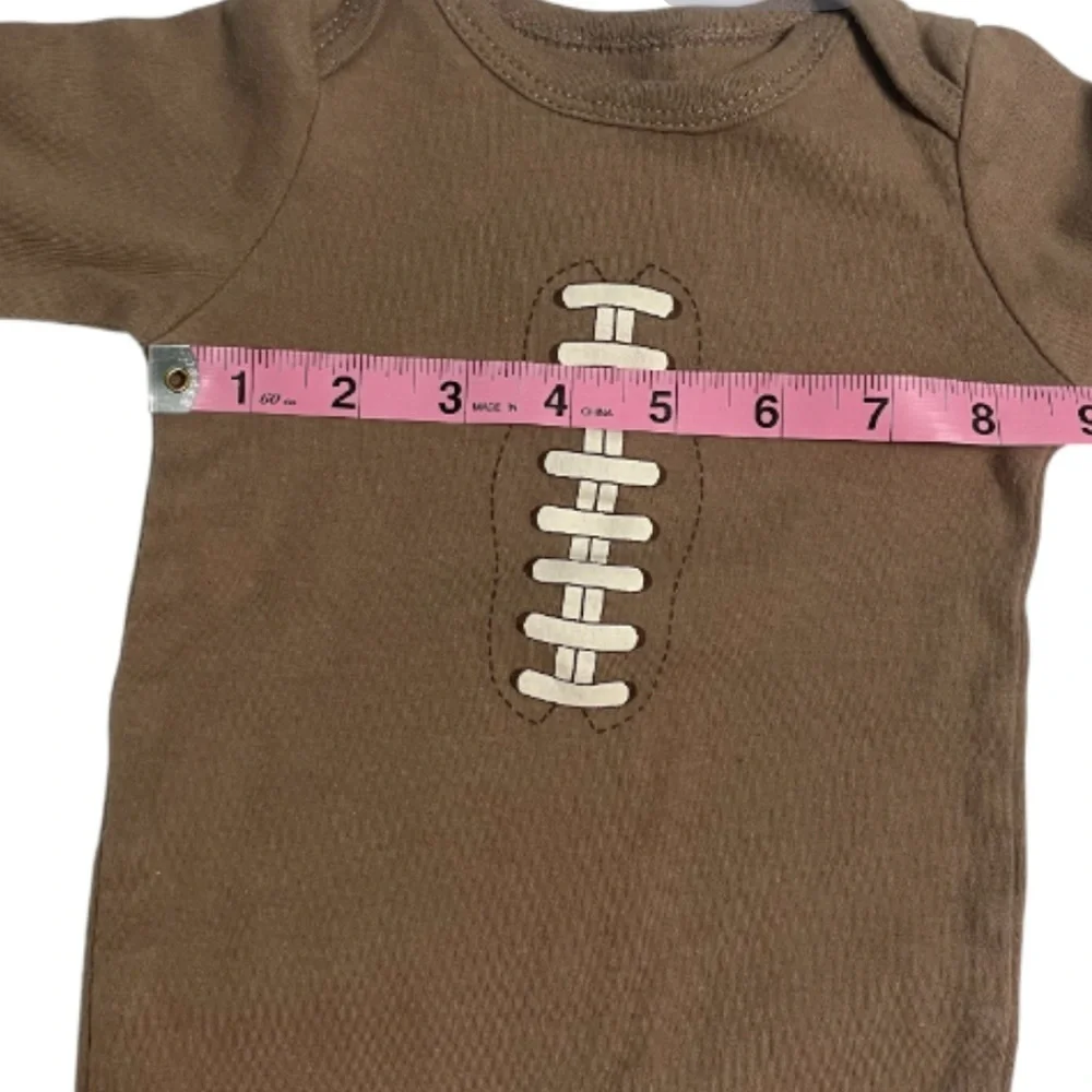 Cozy Striped,Animal Print, and Football Design Baby  Bodysuit Set